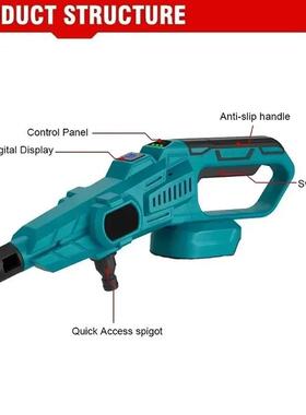 250Bar3001W无刷高压V水枪6合521V18电池无绳充电47913式汽车清洗