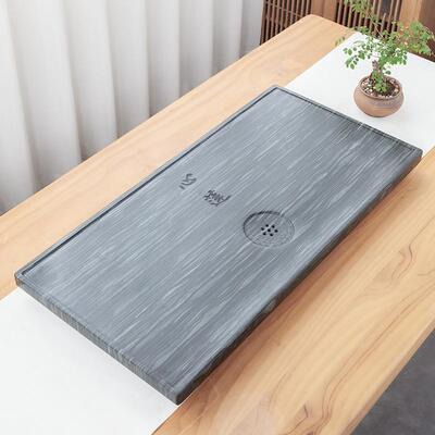 皇庭玉石茶盘简约设计家用办SEP公台大板桌功直茶夫茶具海茶厂家