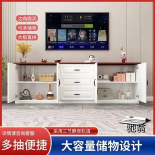 特实CAC价木电视柜简约现代落地柜组矮合储物柜客厅高柜卧室台柜