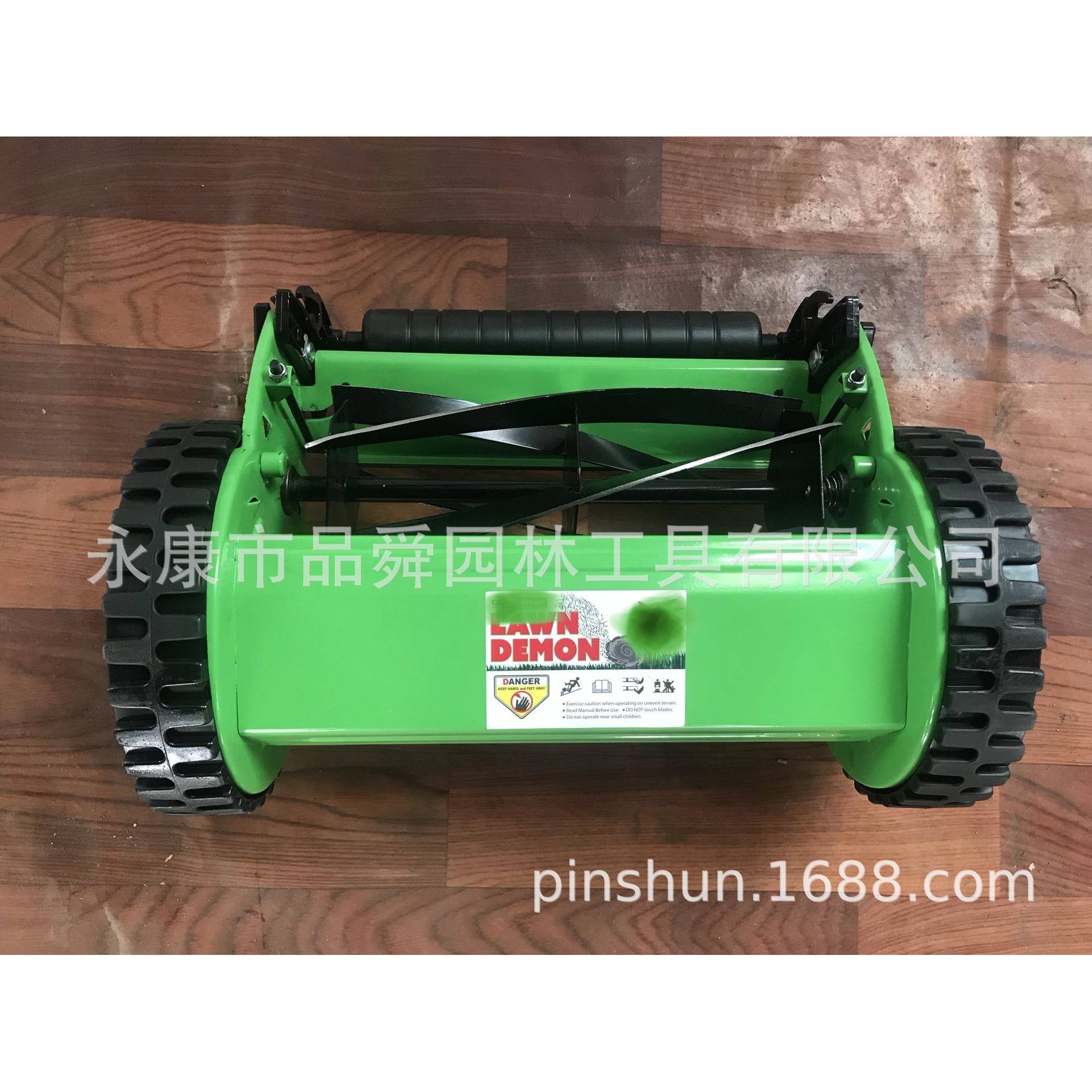手推式割草机推草坪机12寸四式无动擎力无引卷手12寸筒剪草轮机