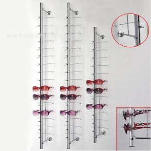 6035根拍 眼镜展架RS 铝金墙面式 眼镜架眼合镜挂条墙壁起式