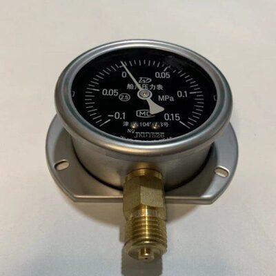 万达佛斯特YN60T/YN100T船用耐震压力表径向带边压力表真空负压表