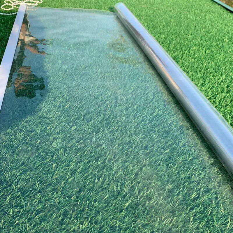 透明卷帘阳台隔断防水防尘防雨帘透光凉亭防风手拉珠pvc卷帘