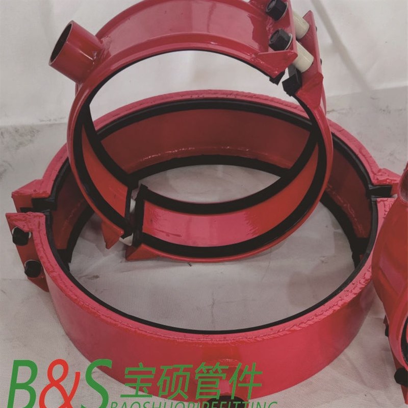 钢塑丝口三通管卡 PE管分水三通增接口哈夫三通抱箍分水器