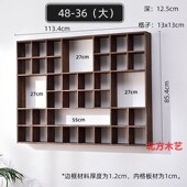 实木博古架壁挂搁架摆件置物架多宝阁茶杯架茶具收纳柜茶壶展示架