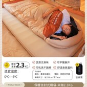 通用款 睡袋成人户外露营睡袋大人冬季 冬天加厚办公室防寒被子四季