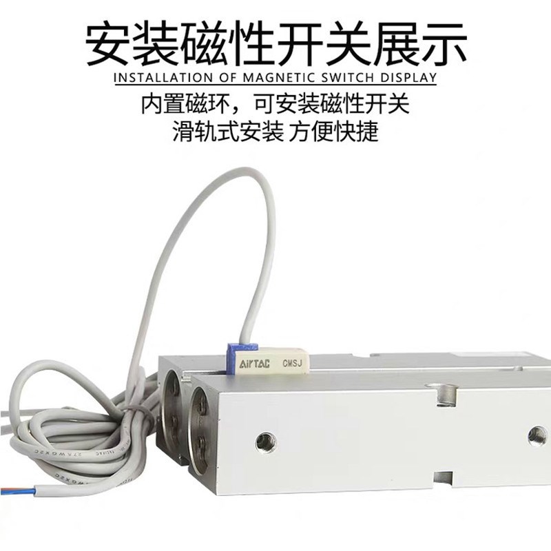 双轴汽缸TDA TN16X10X15X20X25X30X35X40X50X60X75X80X100S
