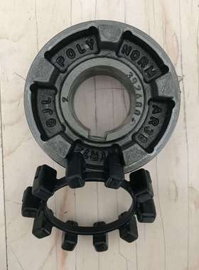 德国开天KTR柱销联轴器AZR型POLY-NORM-T6黑色方块弹性体NBR接手