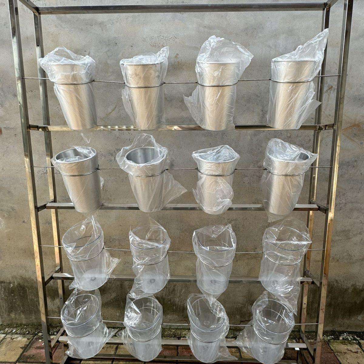 花店花架展示架不锈钢商城鲜花架自选花桶自选多层鲜花架子加厚