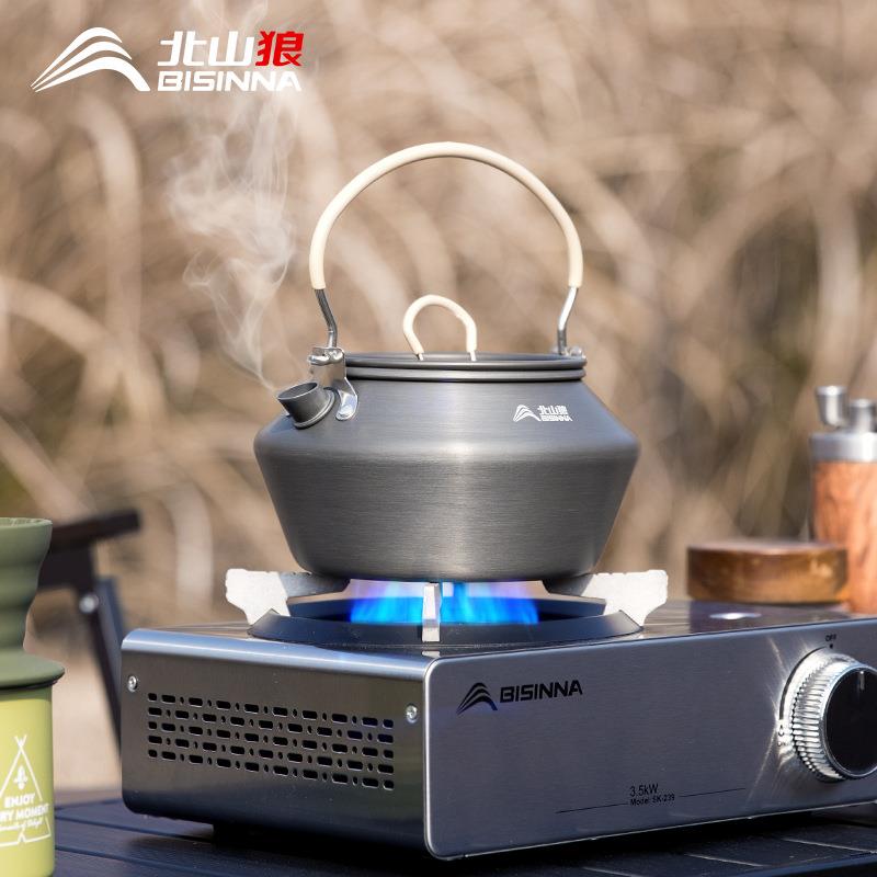 北山狼户外烧水壶便携茶壶露营围炉煮茶壶卡式炉专用明火泡茶水壶