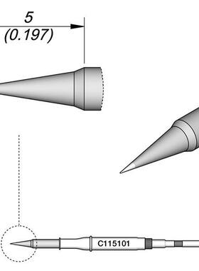 JBC原装现货烙铁头纳米工具专用C115圆锥型系列烙铁头焊头烙铁咀