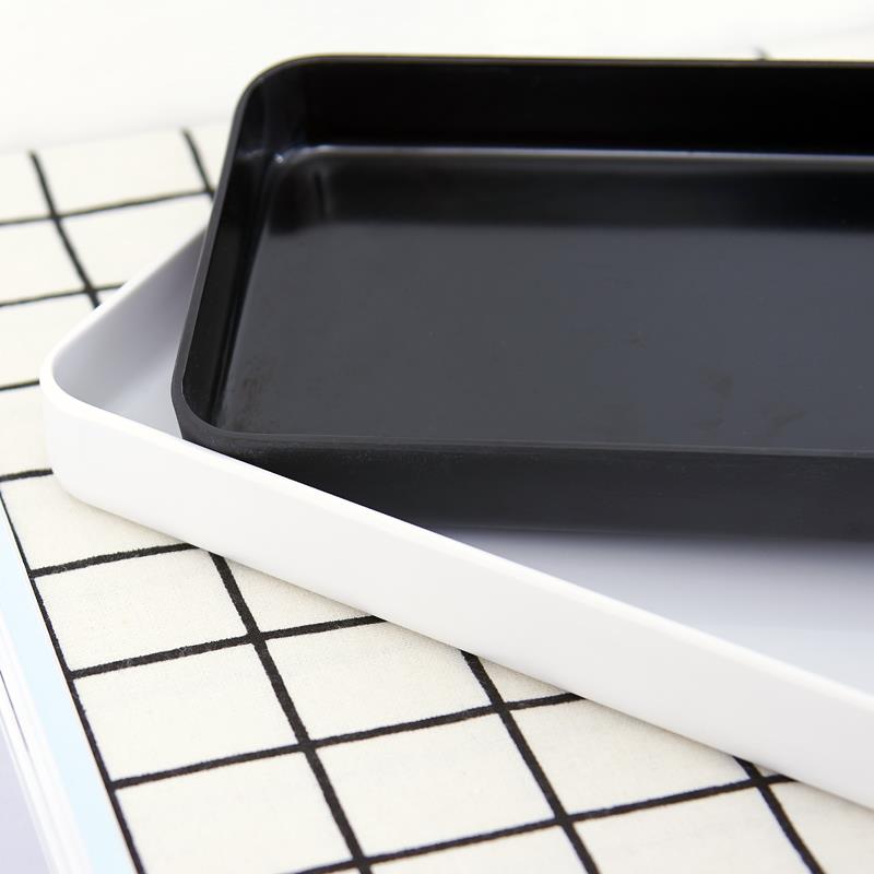 长条形卫生间托盘窄长型塑料洗手台收纳酒店民宿洗漱用.品托盘厕