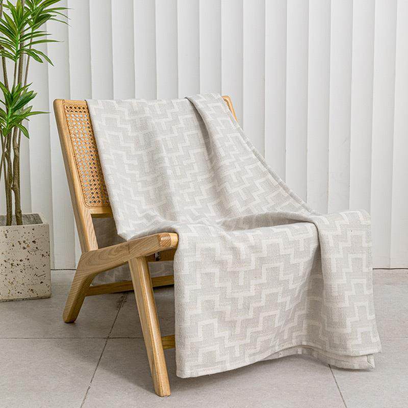 设计师款几何线条搭毯羊毛混纺沙发盖毯样板房床旗酒店民宿床尾巾,玩具/童车/益智/积木/模型,毛绒/玩偶/公仔/布艺类玩具,淘宝优惠券,粉丝福利购,淘宝优惠卷