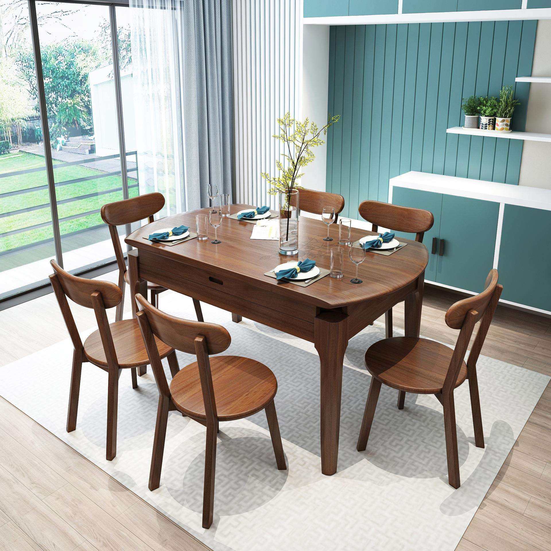 轻奢风北欧全实木可变形伸缩餐桌椅组合简约跳台餐厅餐台木质饭桌,玩具/童车/益智/积木/模型,毛绒/玩偶/公仔/布艺类玩具,淘宝优惠券,粉丝福利购,淘宝优惠卷