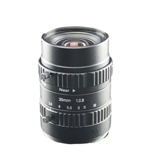 基恩士LS20mm線掃工業相機鏡頭F2.8M42口4k7um廣角高清工業鏡頭