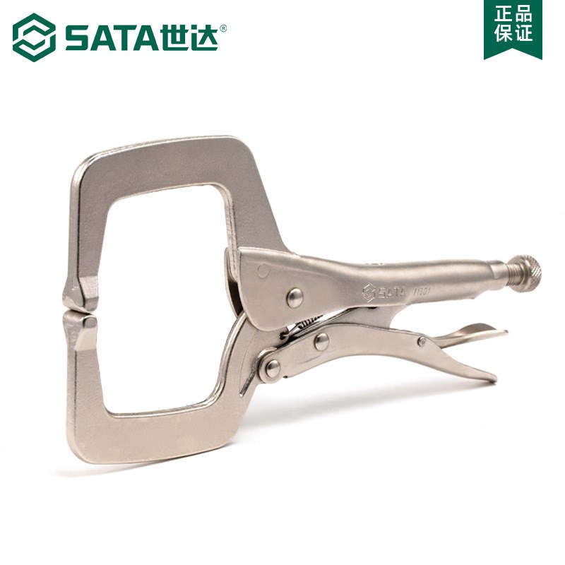 世达工具大力钳多功能工业级夹持工具C型圆口钳子重型压力钳71401