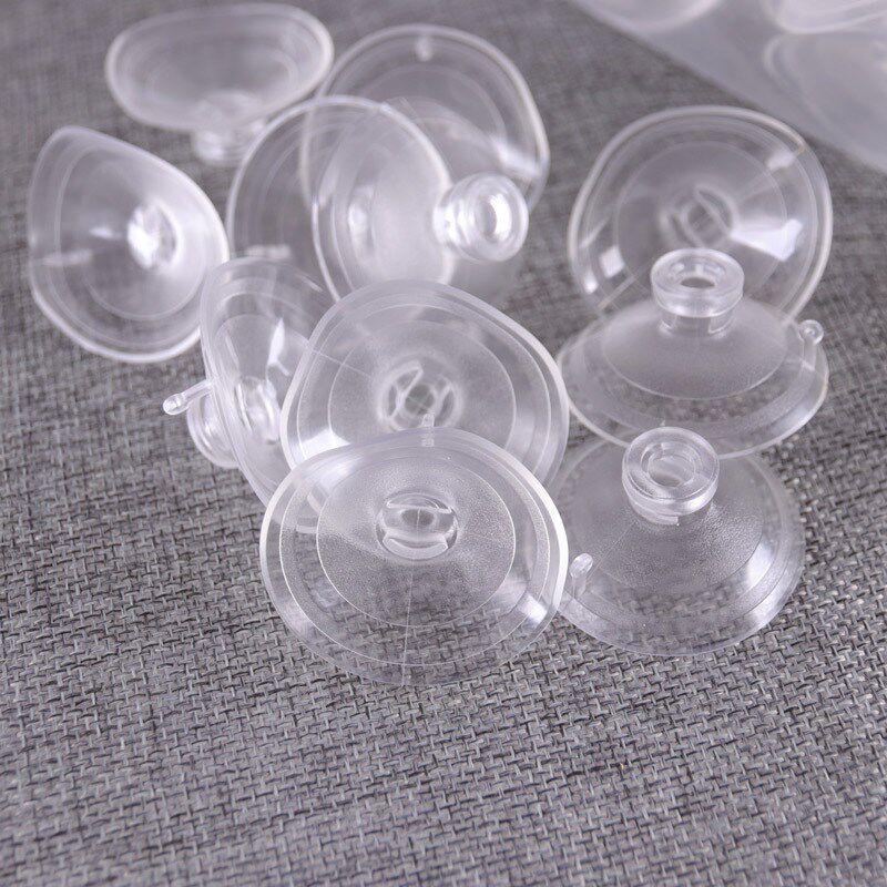 4cm透明吸盘棒棒糖婚车花车装饰强力透明PVC吸盘固定胶花店用品批