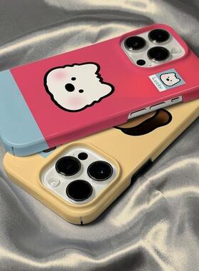 西高地粉适用小米17promax手机壳15ultra/12防摔红米k90k80至尊k70保护套note14/13/11女turbo4/civi5pro外壳