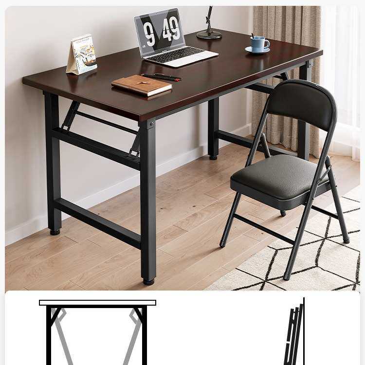 桌子长方形折叠桌简易摆摊便携餐桌家用出租屋书桌电脑长条桌课桌