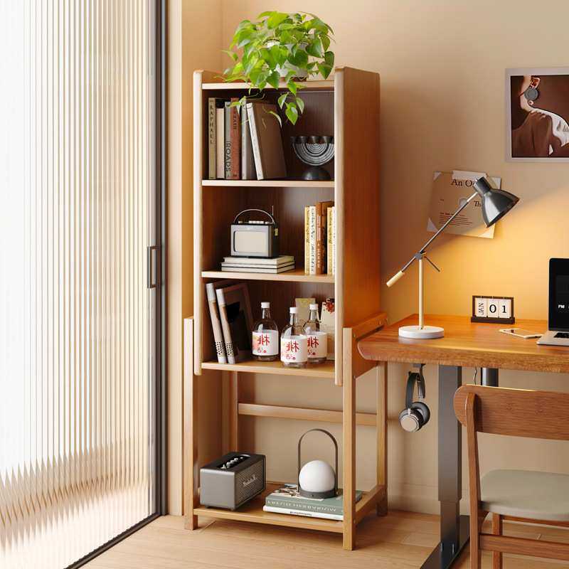 小书架落地置物架书桌旁小书柜客厅电视柜靠墙储物收纳多层杂志架,电子元器件市场,其它元器件,淘宝优惠券,粉丝福利购,淘宝优惠卷