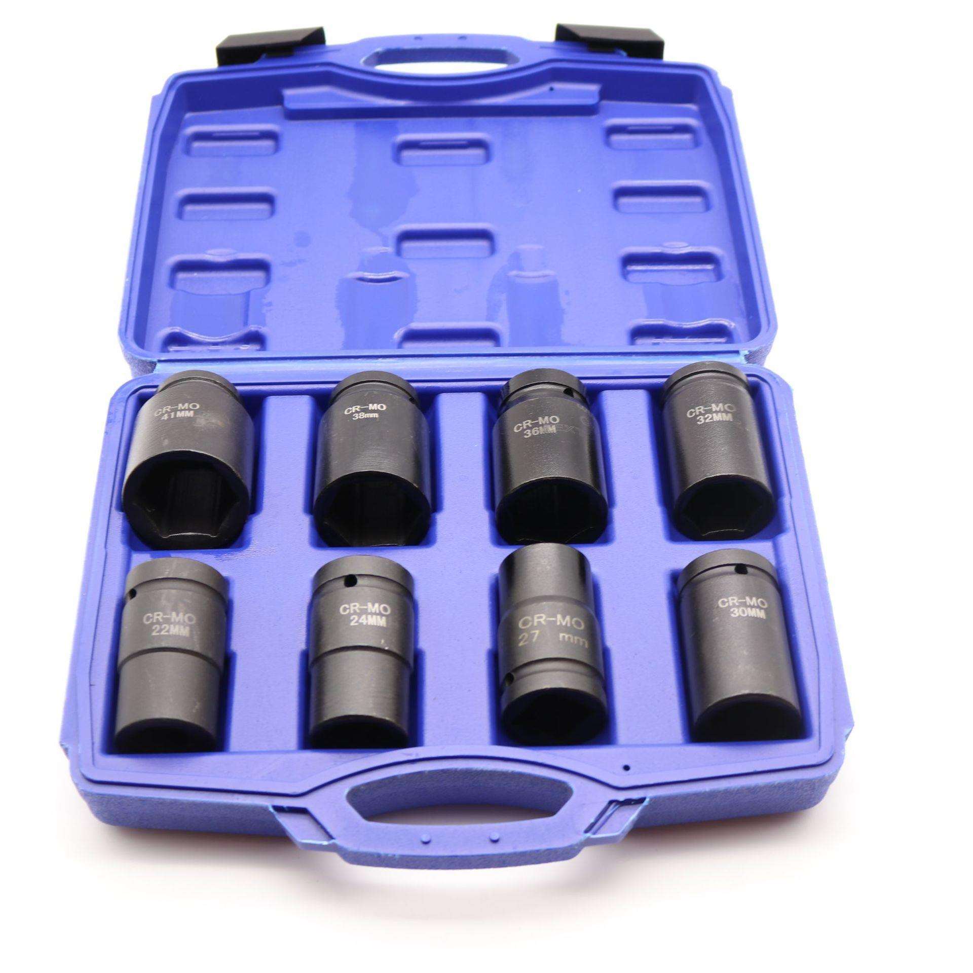 8件套气动短套筒组套1/2手动套筒短气动套筒六角