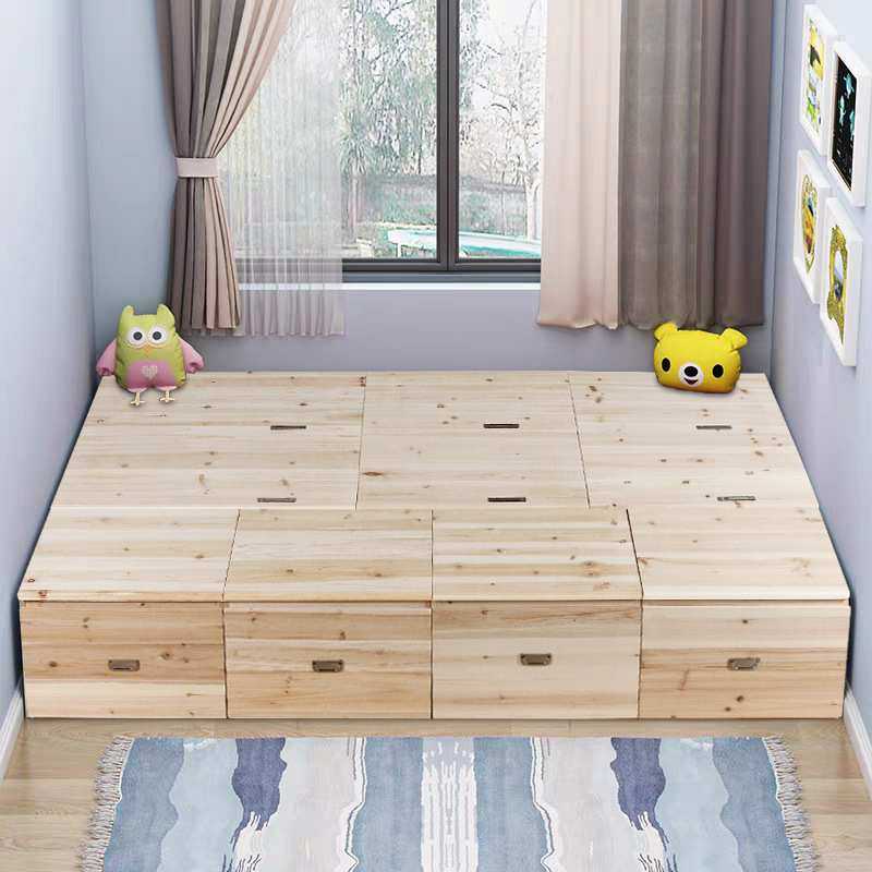 ?榻榻米木箱子拼床储物箱床实木收纳箱自由组合飘窗柜高箱床,电子元器件市场,其它元器件,淘宝优惠券,粉丝福利购,淘宝优惠卷