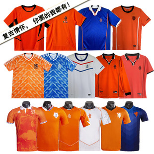 1988荷兰复古足球队服球衣12号范巴斯滕