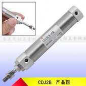 精品 不锈钢迷你气缸 CDJ2B16 小型迷你缸 笔型气缸