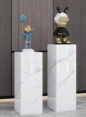 客厅玄关酒店会所展厅大理石雕塑摆件底座摆台工艺礼品摆饰装饰岩