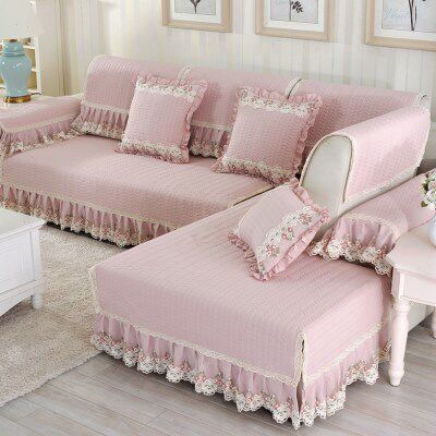 欧式四季客厅沙发垫四季通用布艺简约现代防滑沙发套罩全盖靠背巾
