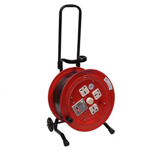 移动电缆盘LBD/YDX-BX100L 卷线拖绕线缆盘 220V/10A线轴滚子100M