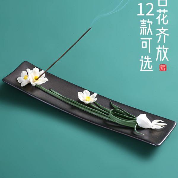 室内创意陶瓷香插家用檀香香薰炉线香炉家居中式捏花线香插点香插,家居饰品,香薰炉,淘宝优惠券,粉丝福利购,淘宝优惠卷