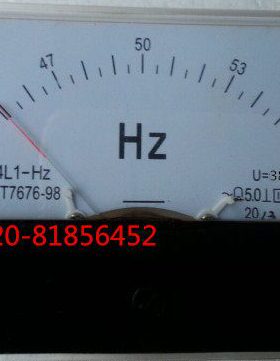 交流频率表44L1-HZ 45-55HZ 380V  220V  100V  44C2-HZ 赫兹表