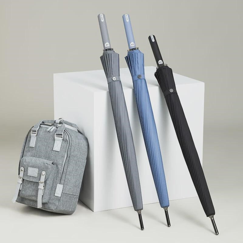 左都雨伞男加大加固l长柄大号超大双人直柄商务伞直杆伞24骨大雨