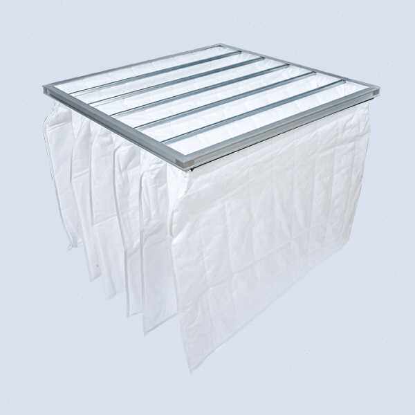 白色F9中效袋式过滤器 中央空调通风净化过滤网可多尺寸制做