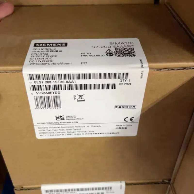 SIMATIC S7-200 SMART，CPU ST30，DC/DC/DC /6ES7288-1ST30-0AA1
