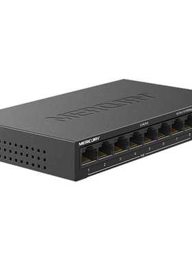 MERCURY水星MS10CPS标准POE供电48V百兆10口监控交换机Switch
