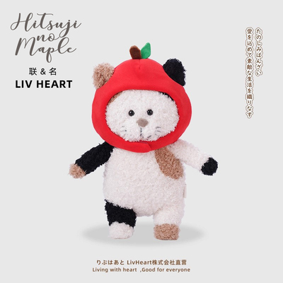 LIVHEART联名茶米猫毛绒公仔