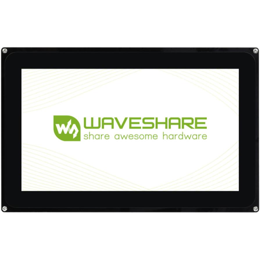 微雪10.1寸电容触摸屏1024×600钢化玻璃面板IPS显示屏RGB接口