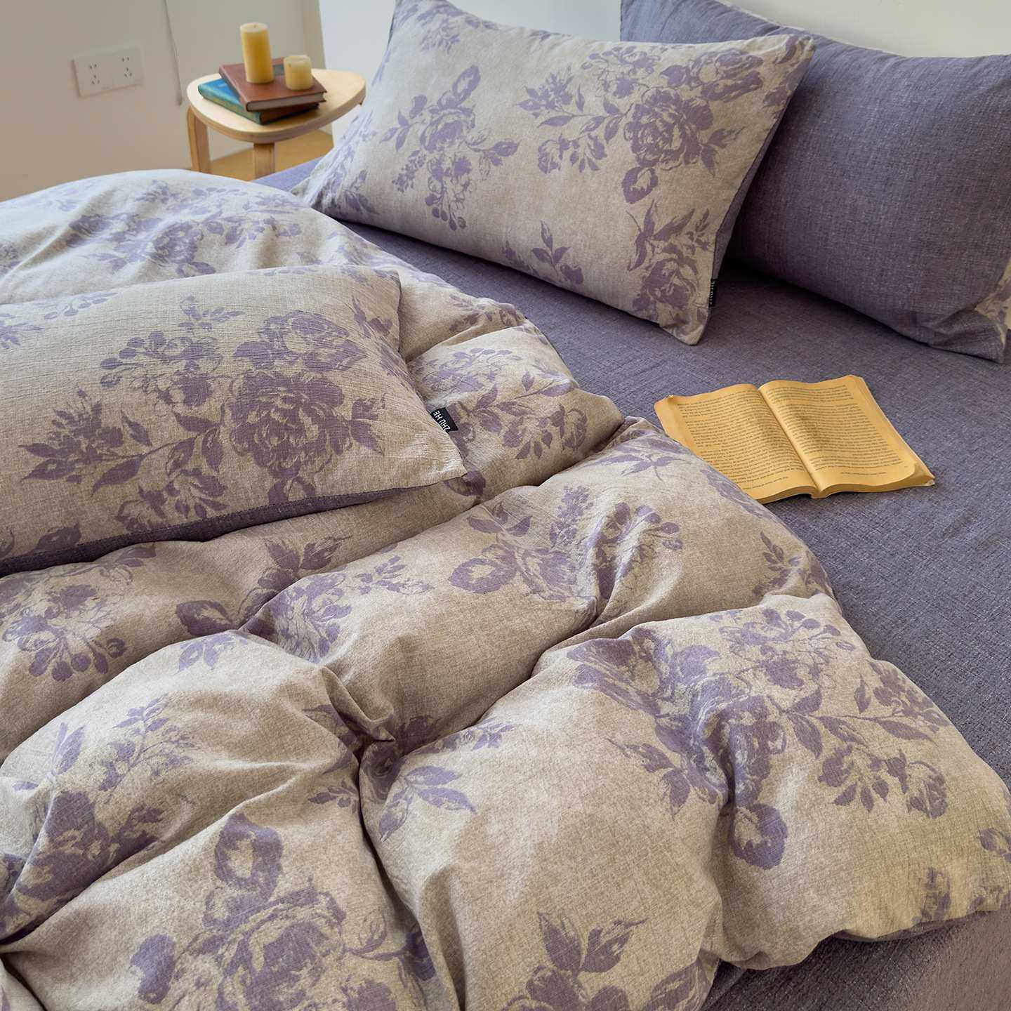 秋冬新品A类加厚高克重原麻复古风亚麻皱皱纱印花四件套家用套件,模玩/动漫/周边/娃圈三坑/桌游,模型制作工具/辅料耗材,淘宝优惠券,粉丝福利购,淘宝优惠卷