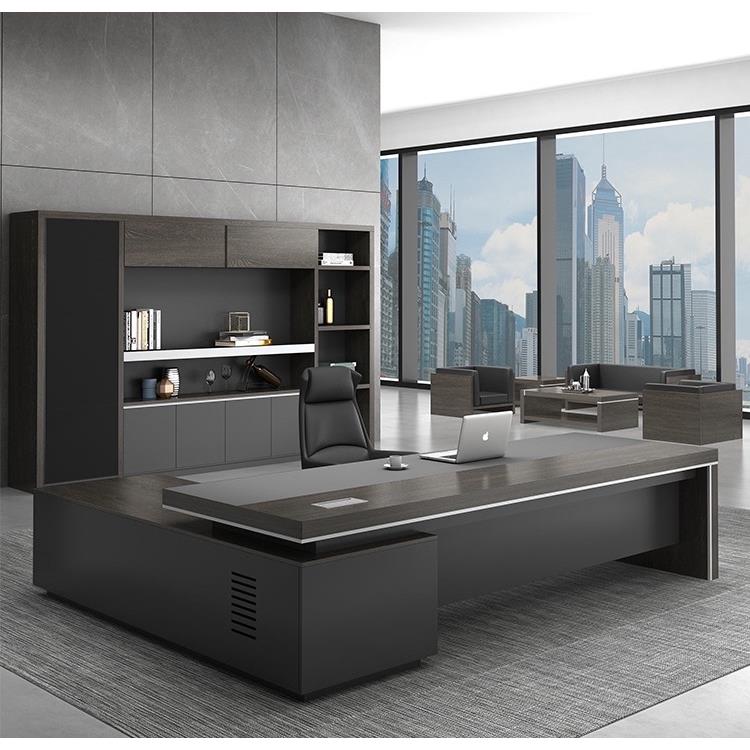 总裁办公桌椅现代简约高档老板办公桌椅总经理办公家具