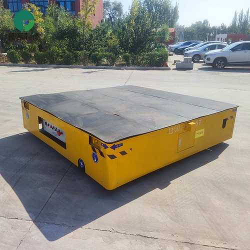 蓄电池免维护360度任意旋转遥控转弯平车车间工厂无轨电动平板车