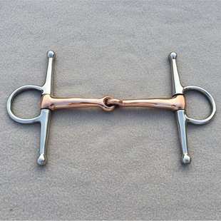 NC马具铜衔铁马嚼子拉马口衔铁 H型铜嘴马衔铜嘴马口衔铁马术用品