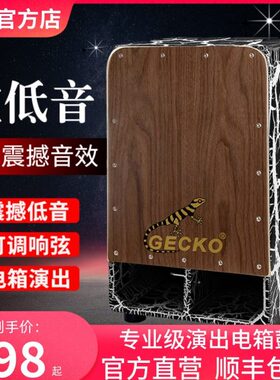 壁虎电箱鼓重低音木箱鼓卡宏鼓专业演出级打击乐器手鼓卡洪鼓军鼓