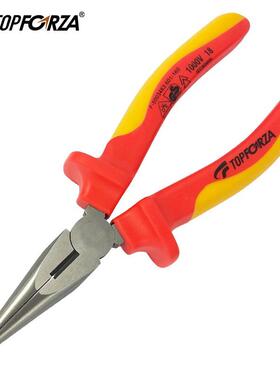 拓伏锐（TOPFORZA）高压绝缘钢丝钳尖嘴钳斜嘴钳老虎钳子VDE1000V