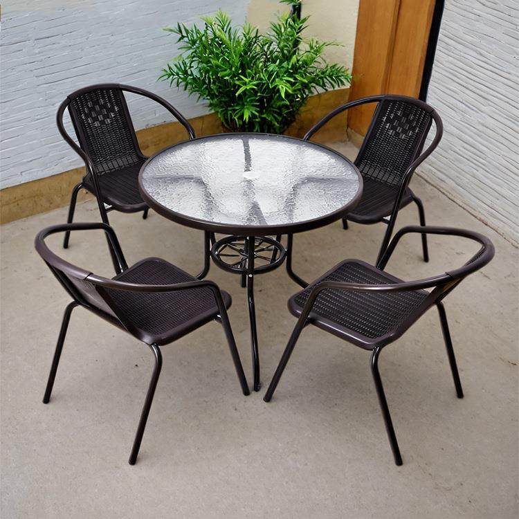 户外休闲花园铁艺简约现代桌椅带伞藤椅组合庭院阳台小茶几三件y*,电子元器件市场,其它元器件,淘宝优惠券,粉丝福利购,淘宝优惠卷