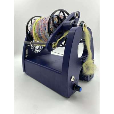 菲诗江南版大纺车电动纺线机植物纤维宠物毛手纺艺术线