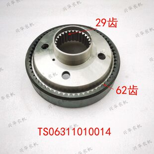 福田雷沃欧豹拖拉机配件TS06前桥齿圈62齿齿圈支座齿盘支座组件