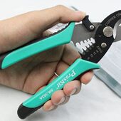 线缆剪 363A 断线钳 进口 二合一同轴电缆剪剥线钳 台湾宝工