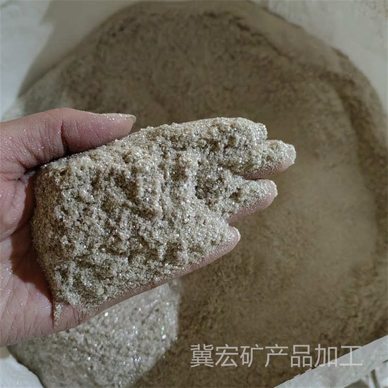 厂家供应真f石漆防火涂料用云母粉绝缘保温黑色白色云母片